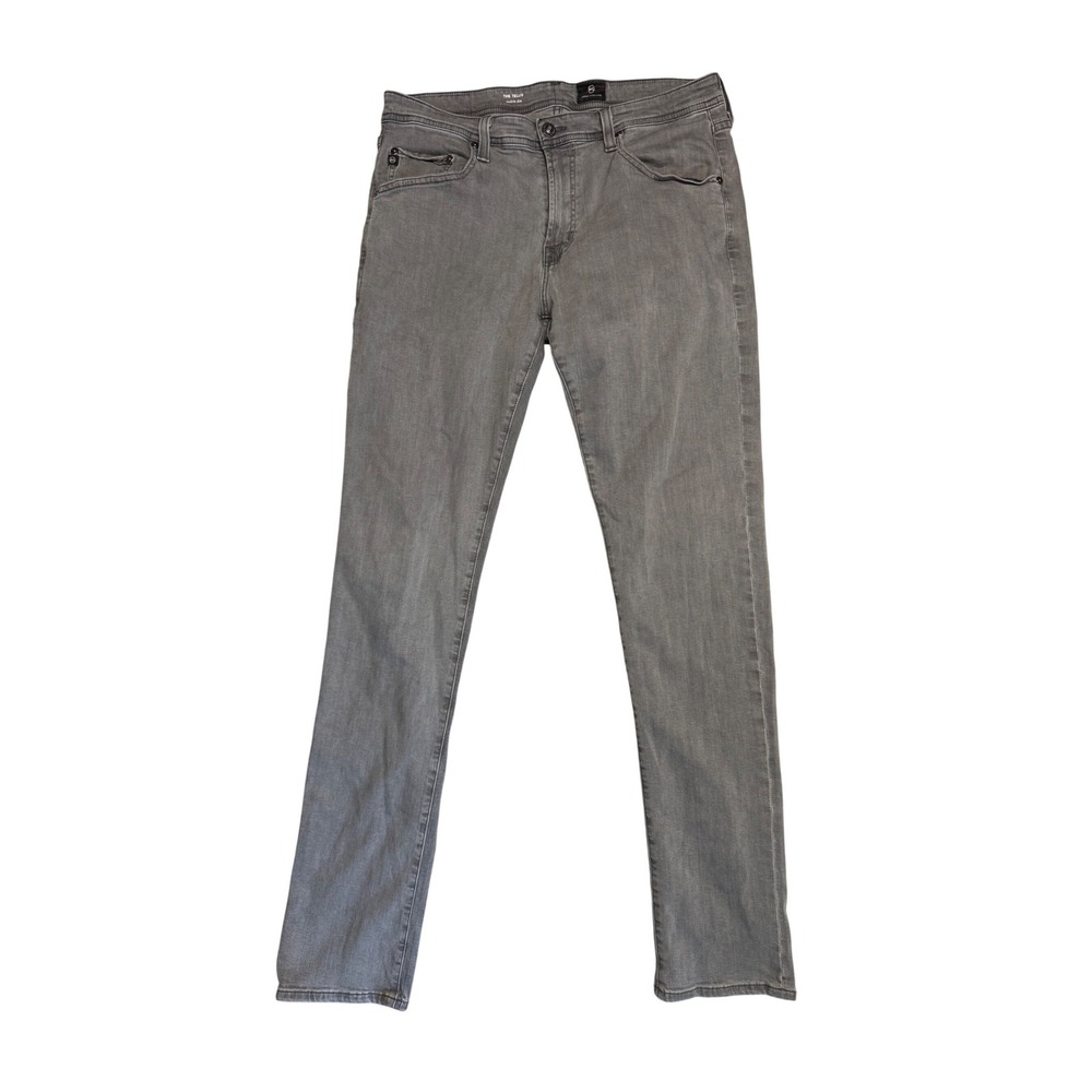 AG Adriano Goldschmied The Tellis Modern Slim Grey Jeans Mens 34x34 1783DBDSPNV